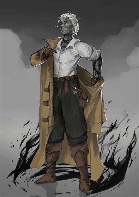 Dnd Character Commission Orc Mage By Sarty96 On Deviantart Dnd