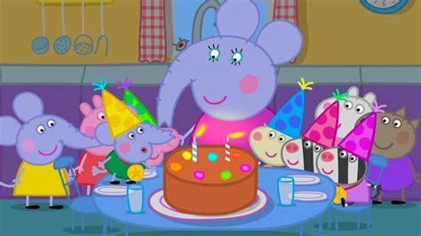 Peppa Pig Celebrates Edmond Elephants Birthday Peppa Pig Official