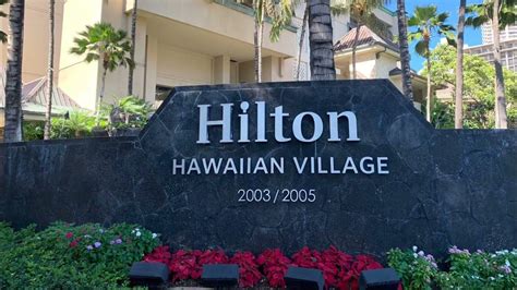 Waikiki Hilton Hawaiian Village Resort View Room Tapa Tower Room