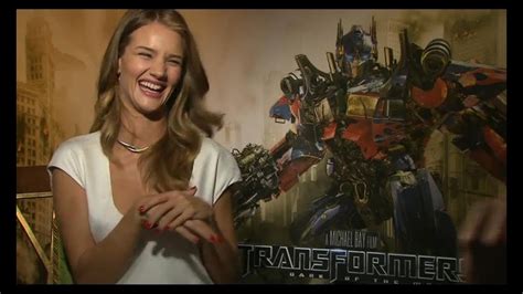 Rosie Huntington Whiteley Interview Transformers 3 Dark Of The Moon