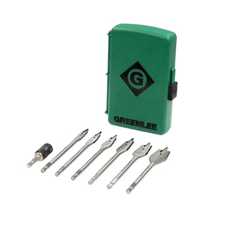 Greenlee 7 Piece X 6 In Woodboring Self Feed Drill Bit Set In The