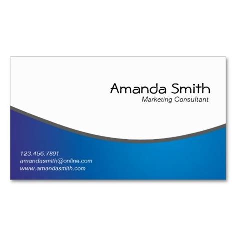 Marketing Consultant - Business Cards | Zazzle.com | Marketing consultant, Consultant business ...