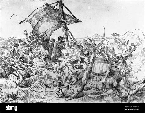 La Balsa De La Medusa Théodore Géricault 1791 1824 Le Radeau De La