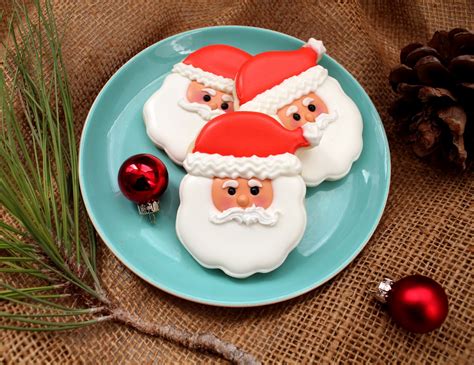 Santa Face Cookies Recipe And Tutorial In Katrinas Kitchen
