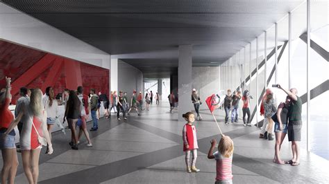 Feyenoord will set up a new multi sports club for the residents of rotterdam zuid, as oma designed the masterplan after reaching initial city . Gallery of OMA Reveals New Feyenoord Stadium Design in ...