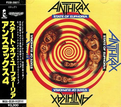 Release State Of Euphoria By Anthrax Musicbrainz