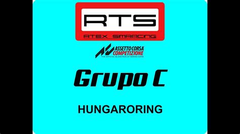 Assetto Corsa Competizione Ps Rts Grupo C Hungaroring Race Youtube