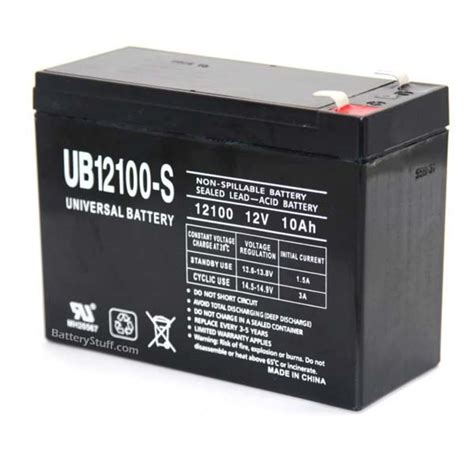 SLA-12100 | Universal 12v 10AH Sealed Battery UB12100-S