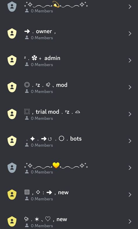 Discord Channels Yellow Aesthetic Discord Server Role Ideas Twitch