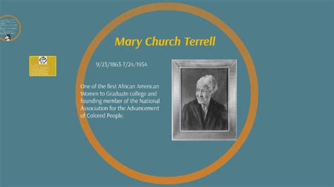 Mary Church Terrell By Hal Massel On Prezi