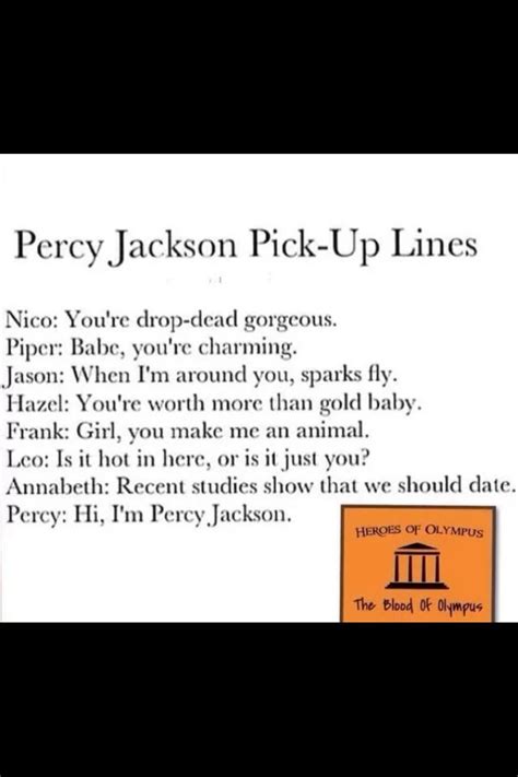 Hi Im Percy Jackson Me Almost Faints And Tries Desperately Not