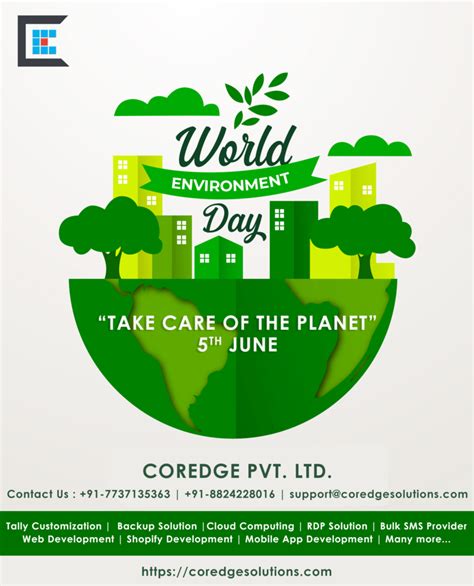 World Environment Day Tally Prime Tally Addon Coredge Solutions