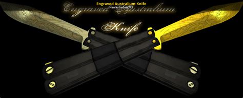 Engraved Australium Knife Team Fortress 2 Skins Spy Butterfly