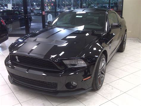 Gt500 Black With Black Stripes The Mustang Source Ford Mustang