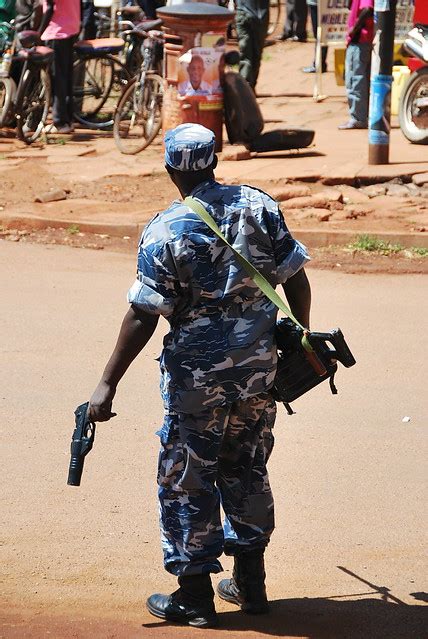 Open Brutality Uganda Police A Character Dressed In Polic Flickr