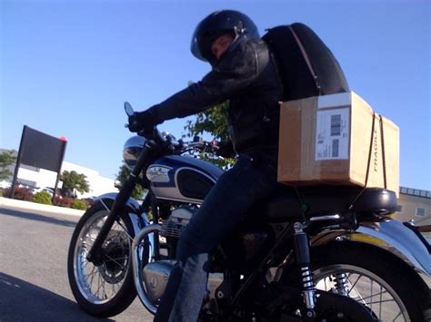 Why They Ride Delivery Motorcycle