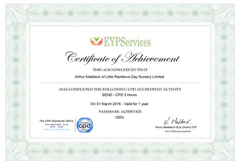 Certificate Cpd Eypservices