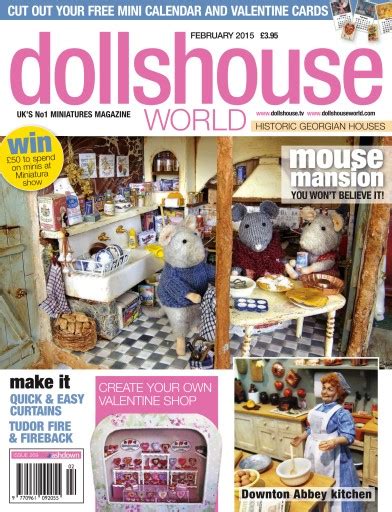 Dolls House World Magazine February 15 Back Issue