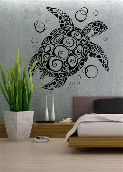 Sea Turtle Wall Decal Vinyl Decor Art Sticker Removable Mural Modern