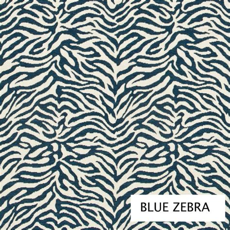 Navy Blue Animal Upholstery Fabric For Furniture Exotic Etsy