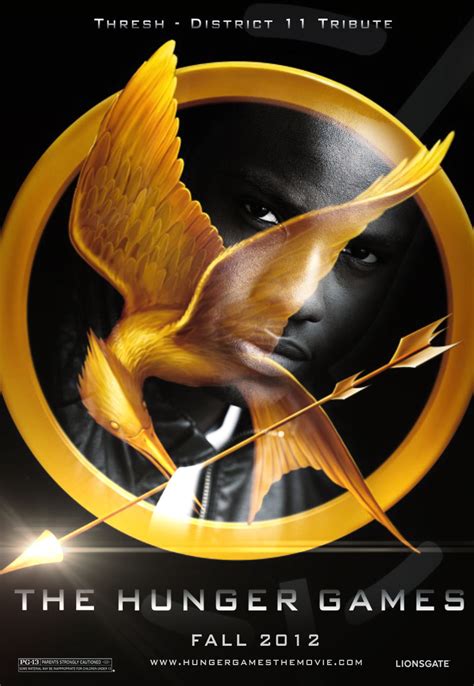 The Hunger Games Fanmade Movie Poster Thresh The Hunger Games Movie