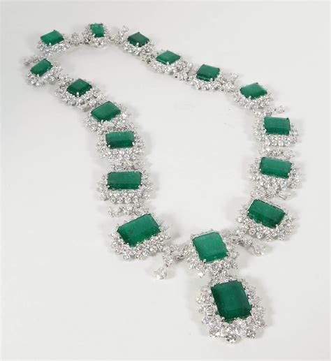 Incredible Emerald And Diamond Necklace Stdibs Com Diamond Necklace Fabulous Jewelry Jewelry