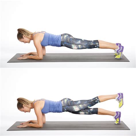 Elbow Plank With Leg Lift Trainers Favourite Core Stability