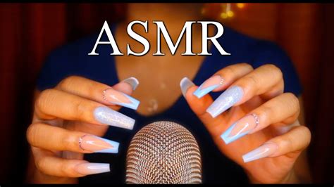 asmr long nail tapping triggers ♡💅🏾 youtube