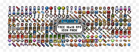 Free 16x16 Rpg Icon Pack Vertical Png16 X 16 Pixel Skull Icon Free