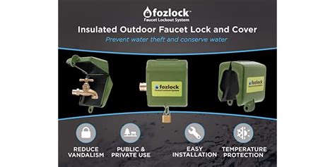 Outdoor Faucet Lock System