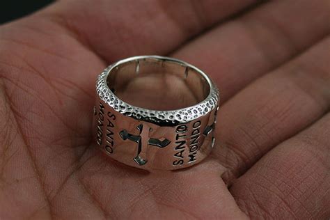 Japan Gothic Jewelry Holy Cross 925 Sterling Silver Gothic Ring Men