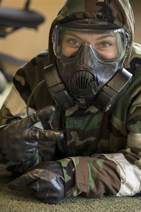 Female Armor Female Soldier Gas Mask Girl Hazmat Suit Scuba Girl Half Face Mask Military