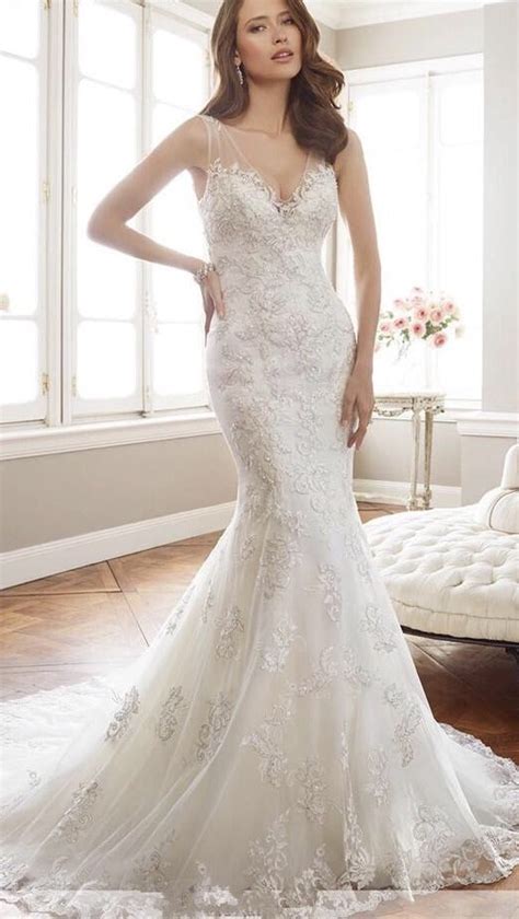 Laura Couture Mermaid Dress With Vintage Lace Sis Bridal And Fashion