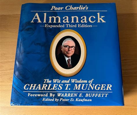 Poor Charlie S Almanack The Wit And Wisdom Of Charles T Munger Hobbies Toys Books