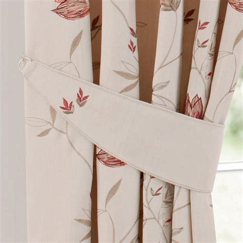 Dunelm Red Amelia Pencil Pleat Curtains | Pleated curtains, Pencil