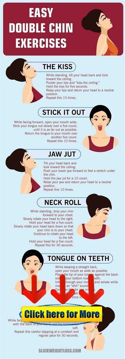 How To Get Rid Of A Double Chin The Quick And Easy Way Chin Exercises