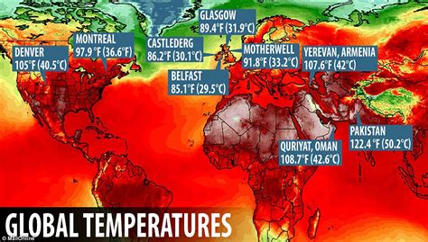 World Temperature Map Photos Cantik