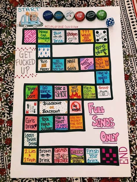 Drinking Board Game🥂 Drinking Games For Parties Fun Drinking Games Board Games Diy