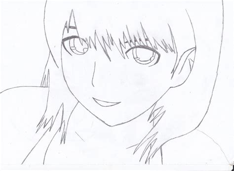 Simple Anime Girl Drawing By Me By Naruxhinata On Deviantart