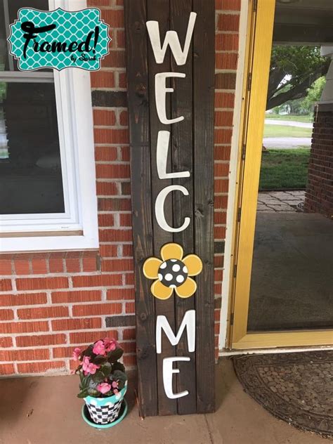 Outdoor Wooden Welcome Signs Diy Pic Fisticuffs