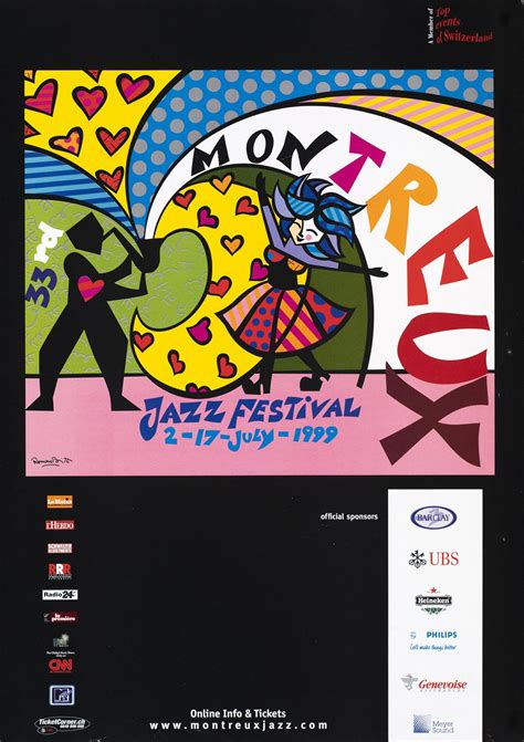 Affiche Ancienne Montreux Jazz Festival Galerie 1 2 3