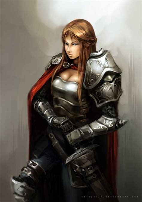 Giant Dump Of Potential Dnd Character Art Post Female Knight