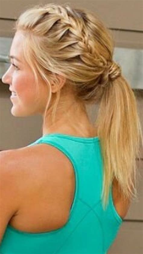 Super Cute Volleyball Hair Gym Hairstyles Volleyball Hairstyles