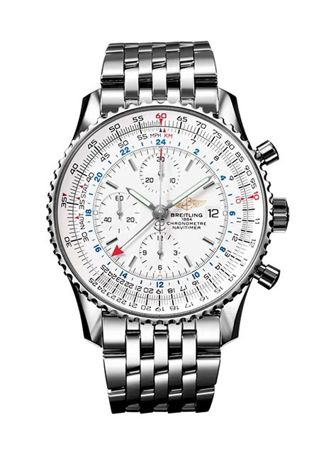 A2432212g571 Ss Breitling Navitimer World Chrono Essential Watches