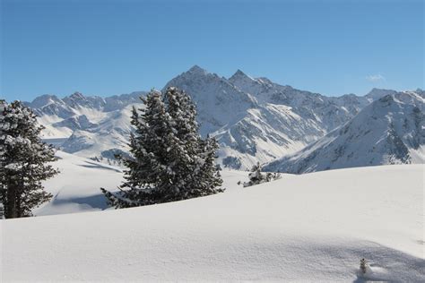 Fotos Gratis Paisaje Cordillera Clima Alpino Esquiar Temporada