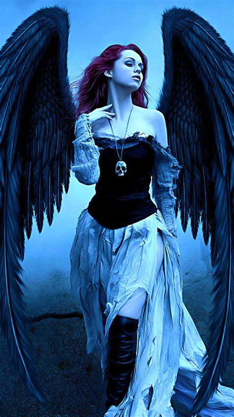 Beautiful Dark Angel Wallpapers Top Free Beautiful Dark Angel
