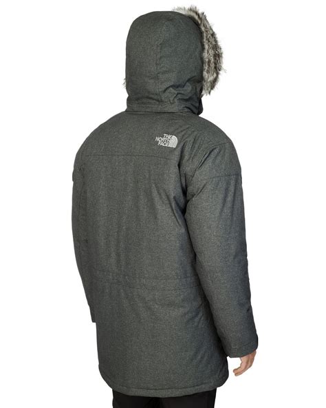 The North Face Mens Mcmurdo Parka Jacket In Grey For Men Lyst Uk