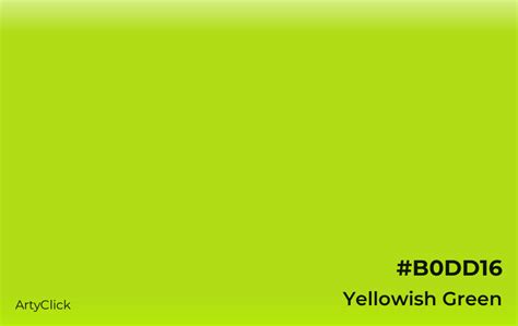 Yellowish Green Color Artyclick