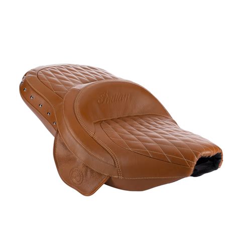 Genuine Leather Extended Reach Heated Seat Indian Motorcycle