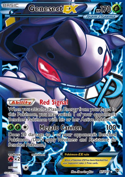 Genesect Ex · Plasma Blast Plb 97 ‹ Pkmncards Cool Pokemon Cards